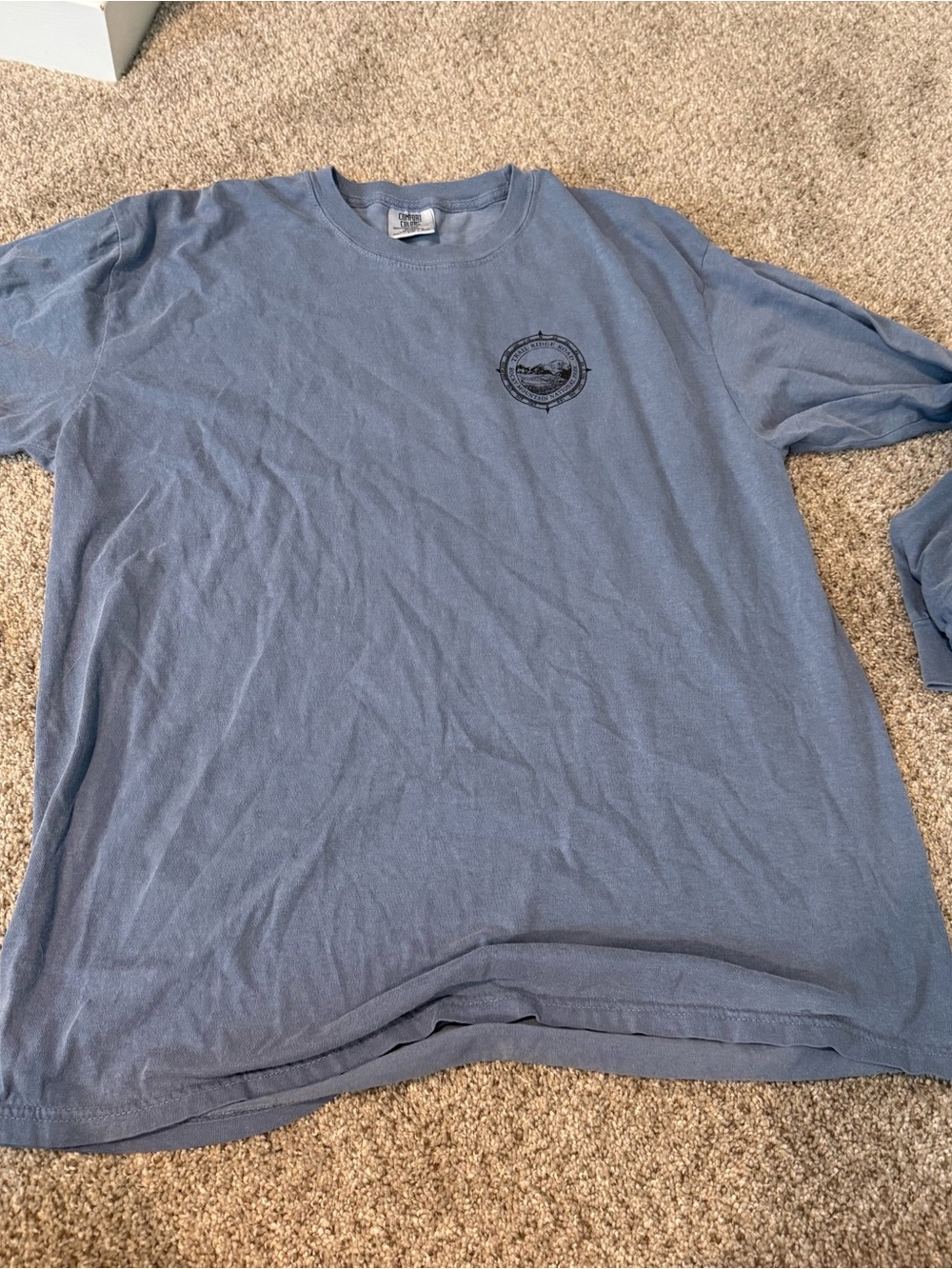 Rocky Mountain National Park Men's Comfort Colors Long Sleeve